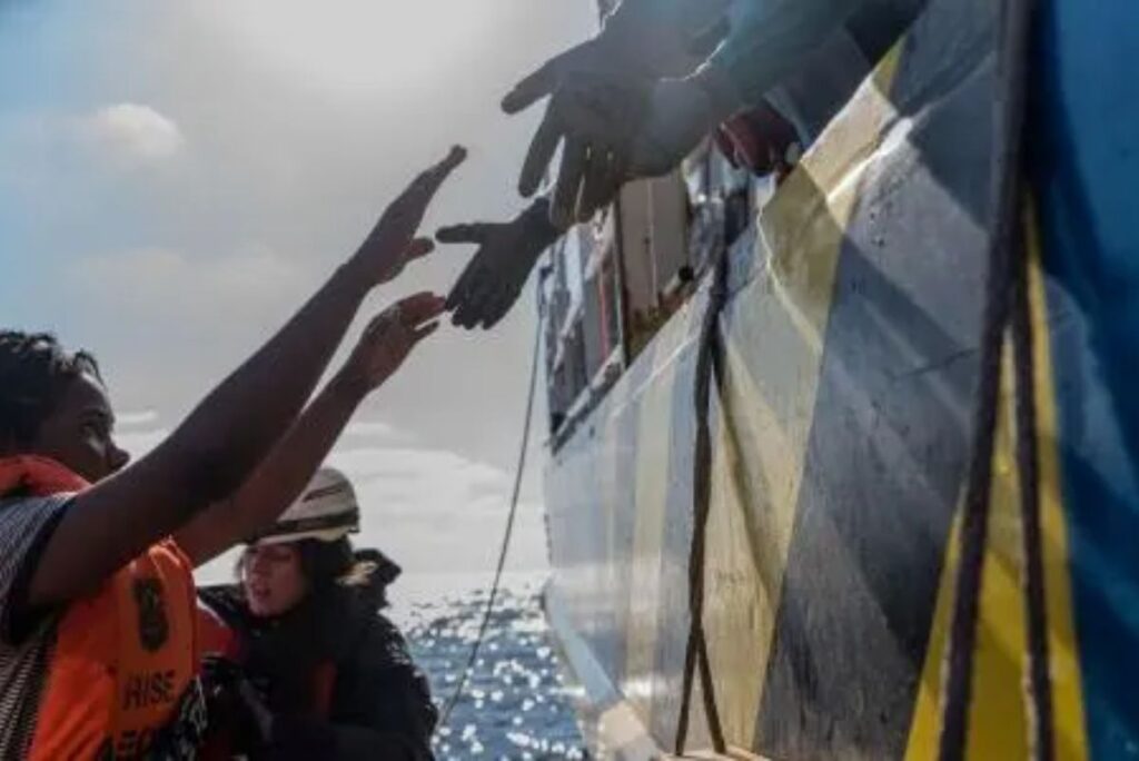 NGO rescue boat