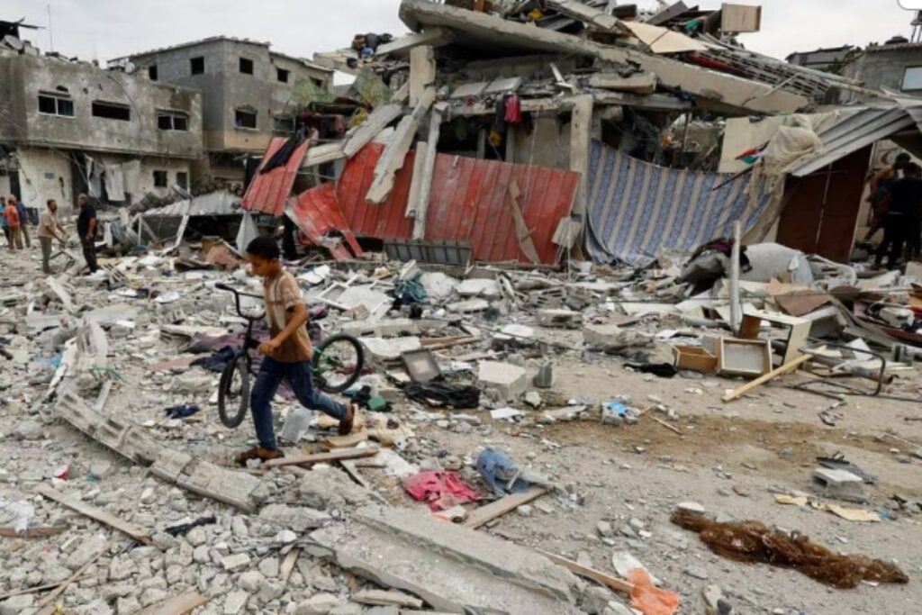 gaza destroyed by isreal