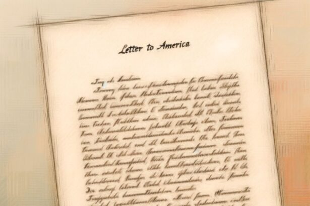 letter to america full text