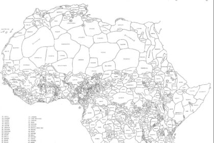 map of africa with ethnic boundaries